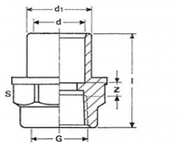 Муфта с внутр. резьбой д.110/90х3